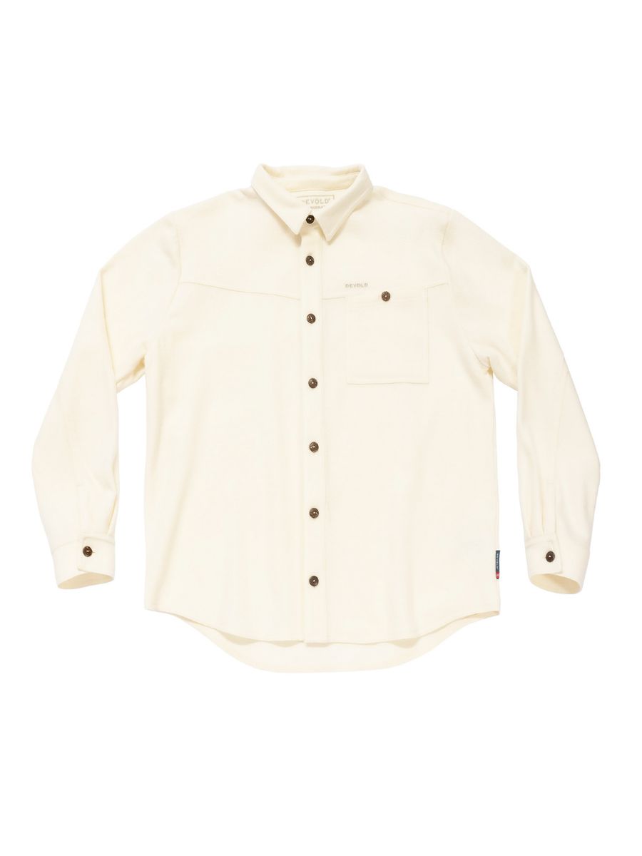 Skjorte i merino fra Devold til dame og herre