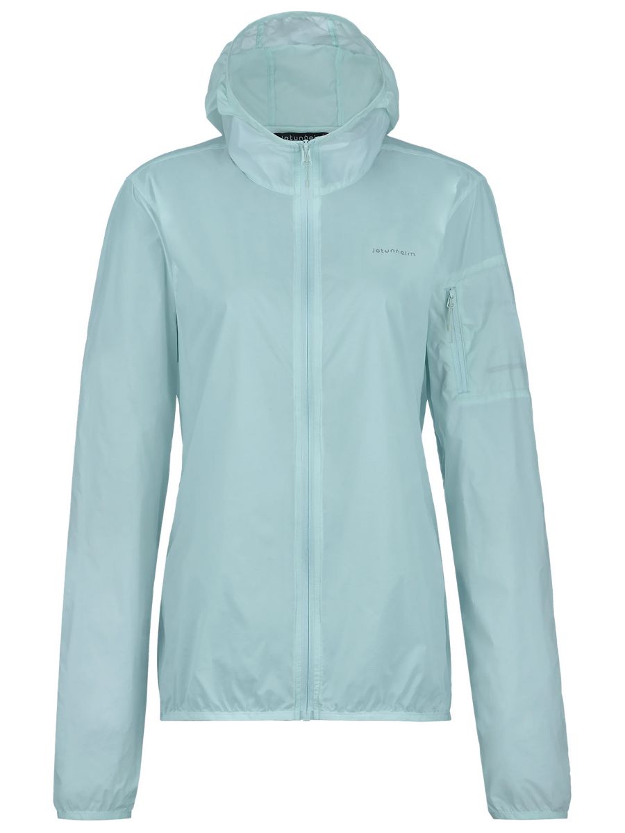 Lett vindjakke som kan pakkes sammen til dame