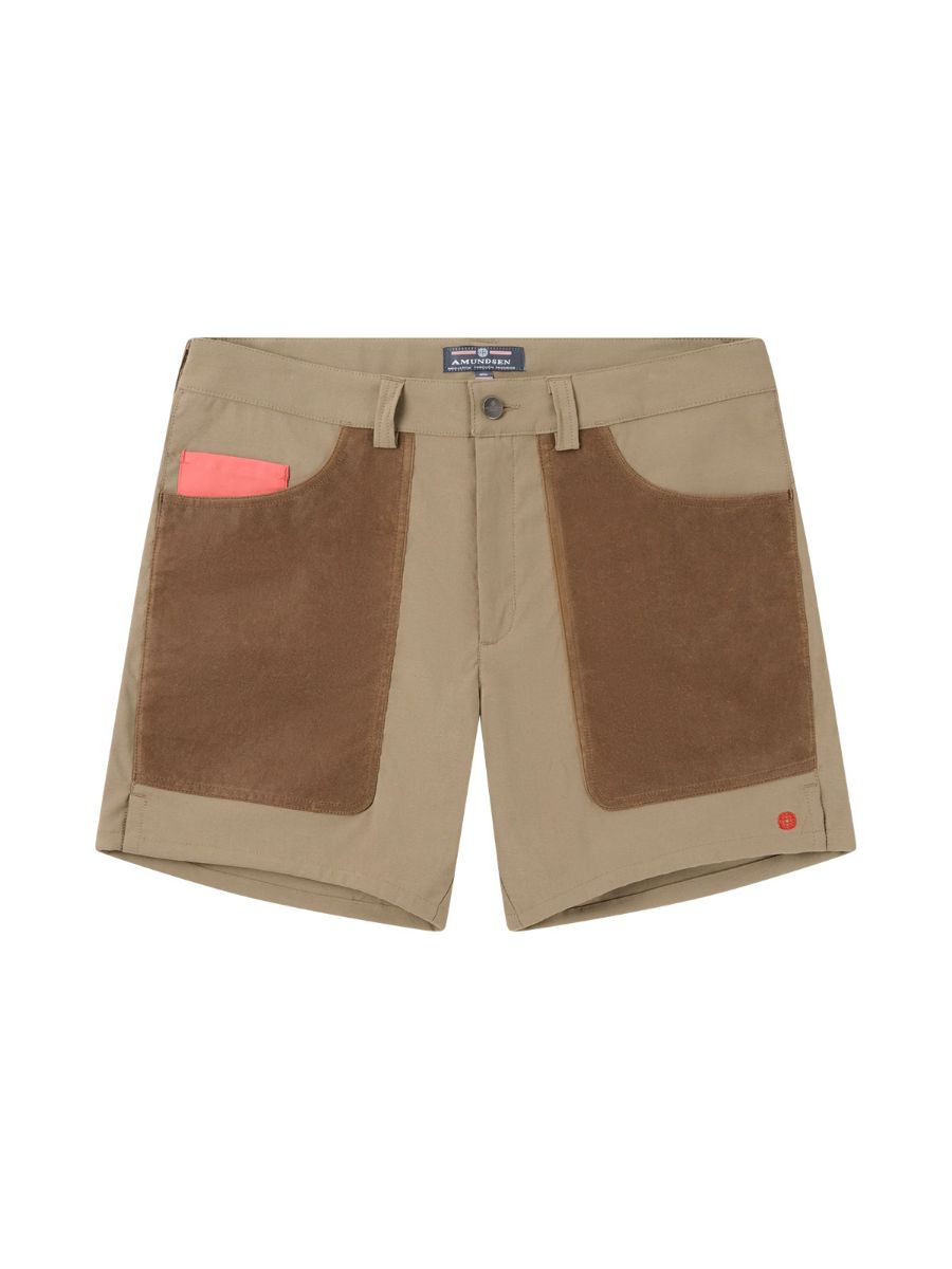 Shorts til herre fra Amundsen i fargen Brown Tan