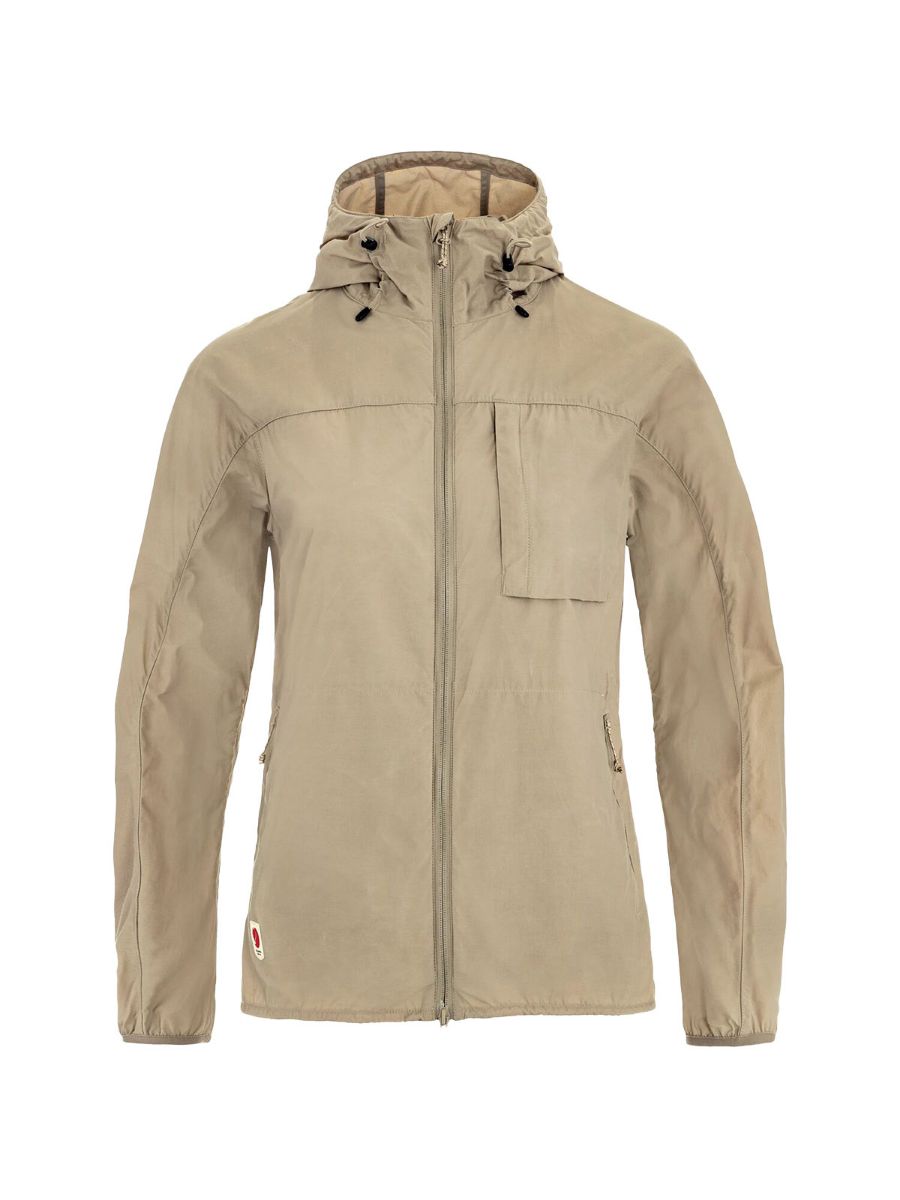 VIndjakke til dame fra Fjellreven i fargen Fossil