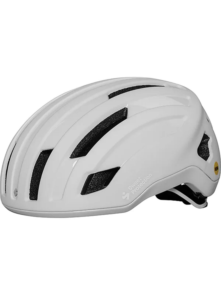 Sykkelhjelm med mips i fargen Matte White