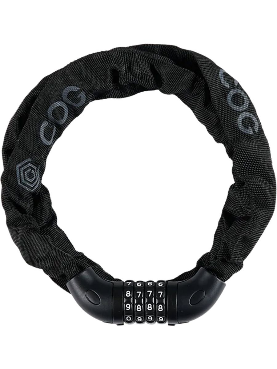 Sykkellås i kjetting med kode