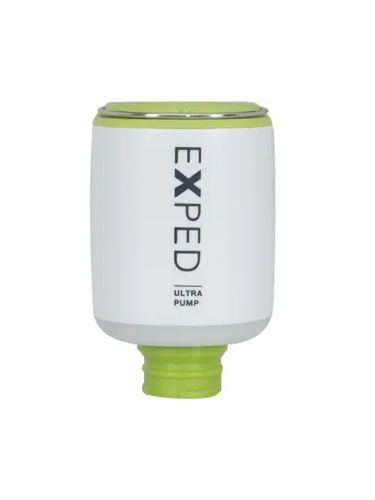 Pumpe fra Exped som også kan brukes som lampe