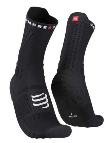 Løpesokker fra CompresSport i fargen black