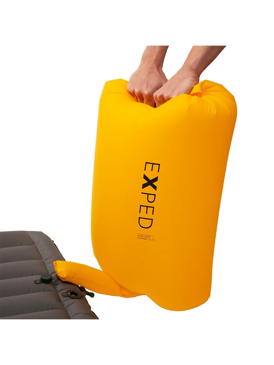 Kompresjonspose som kan brukes som pumpe fra Exped
