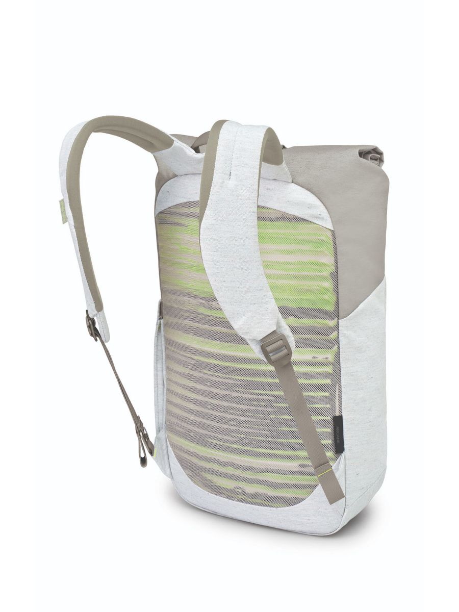 Praktisk sekk med rullemekanisme i lokket fra Osprey