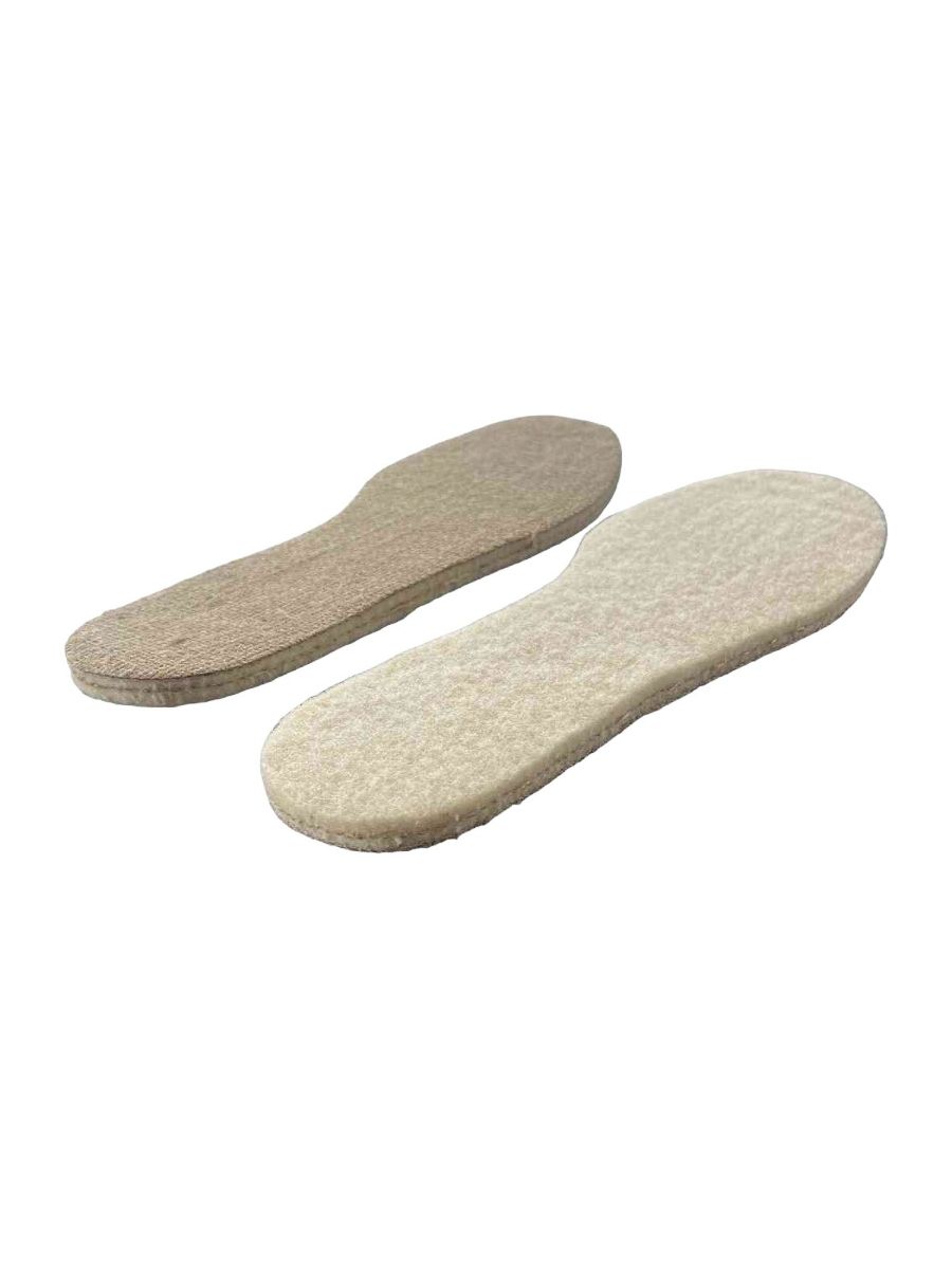 Ekstra tykk ullsåle med pålimt strie under