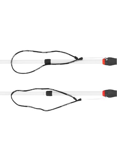 Åsnes Security Leash er en smart reim du kan montere i et tilpasset hull på alle nyere staver fra Åsnes.  Reimen kan brukes for å forhindre at staven blåser vekk, som en snor som viser vindretning eller som feste til barduner på telt eller liknende.