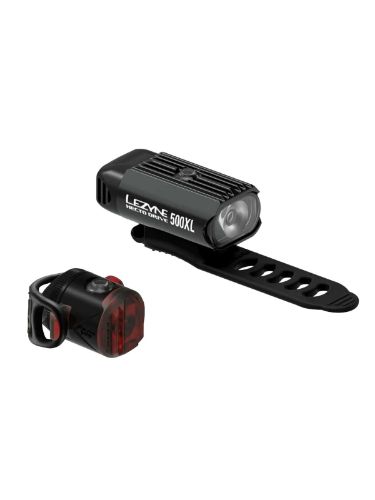Lyktsett fra Lezyne med kraftig og kompakt sykkellys foran og bak. Frontlys med 500 lumen og baklys med 270° synlighet gjør at du blir sett i trafikken. Perfekt for pendling og trening, med enkel USB-lading og robust, vanntett design.