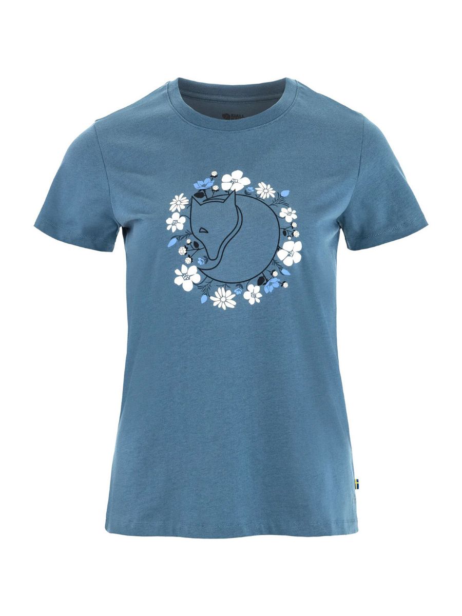 T-skjorte til dame fra Fjellreven med trykk på brystet