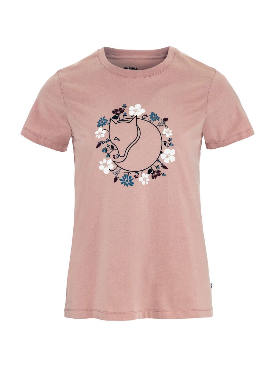 T-skjorte til dame fra Fjellreven med trykk på brystet