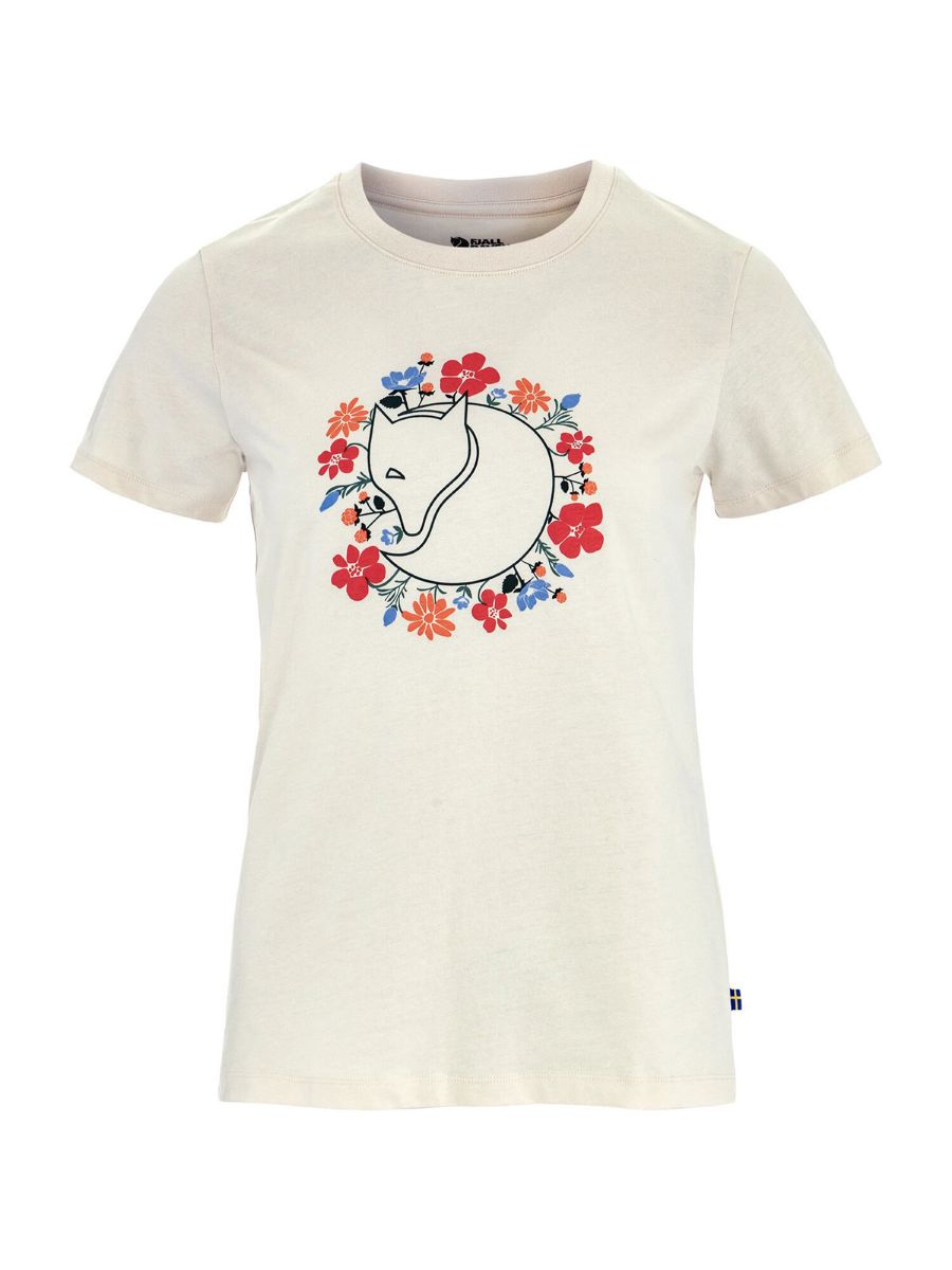 T-skjorte til dame fra Fjellreven med trykk på brystet