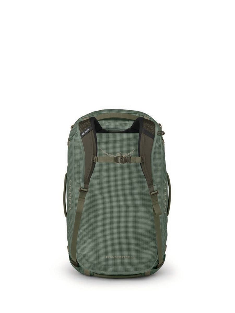 Praktisk og romslig duffelbag fra Osprey som rommer 65L