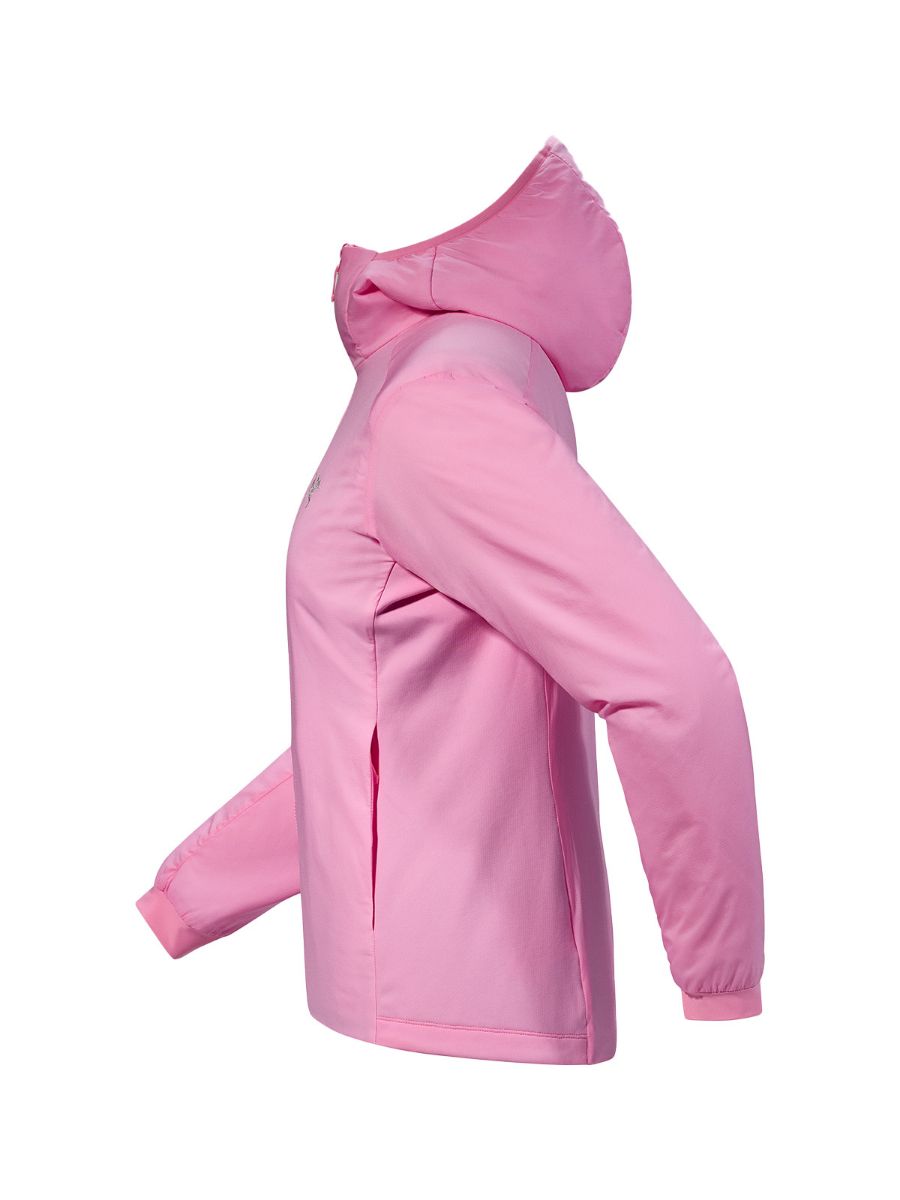 Lett mellomlagsjakke fra ArcTeryx i fargen Pineberry
