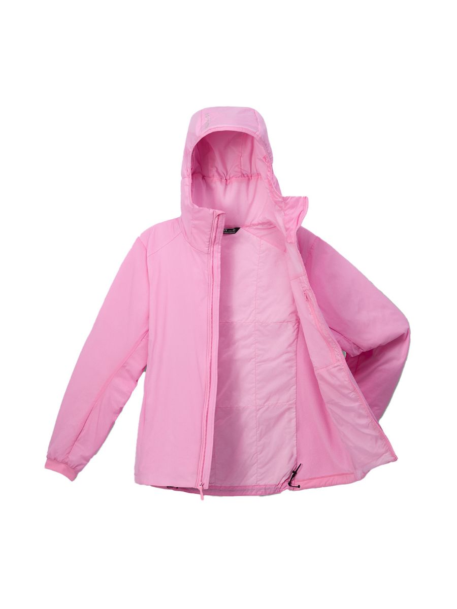 Lett mellomlagsjakke fra ArcTeryx i fargen Pineberry