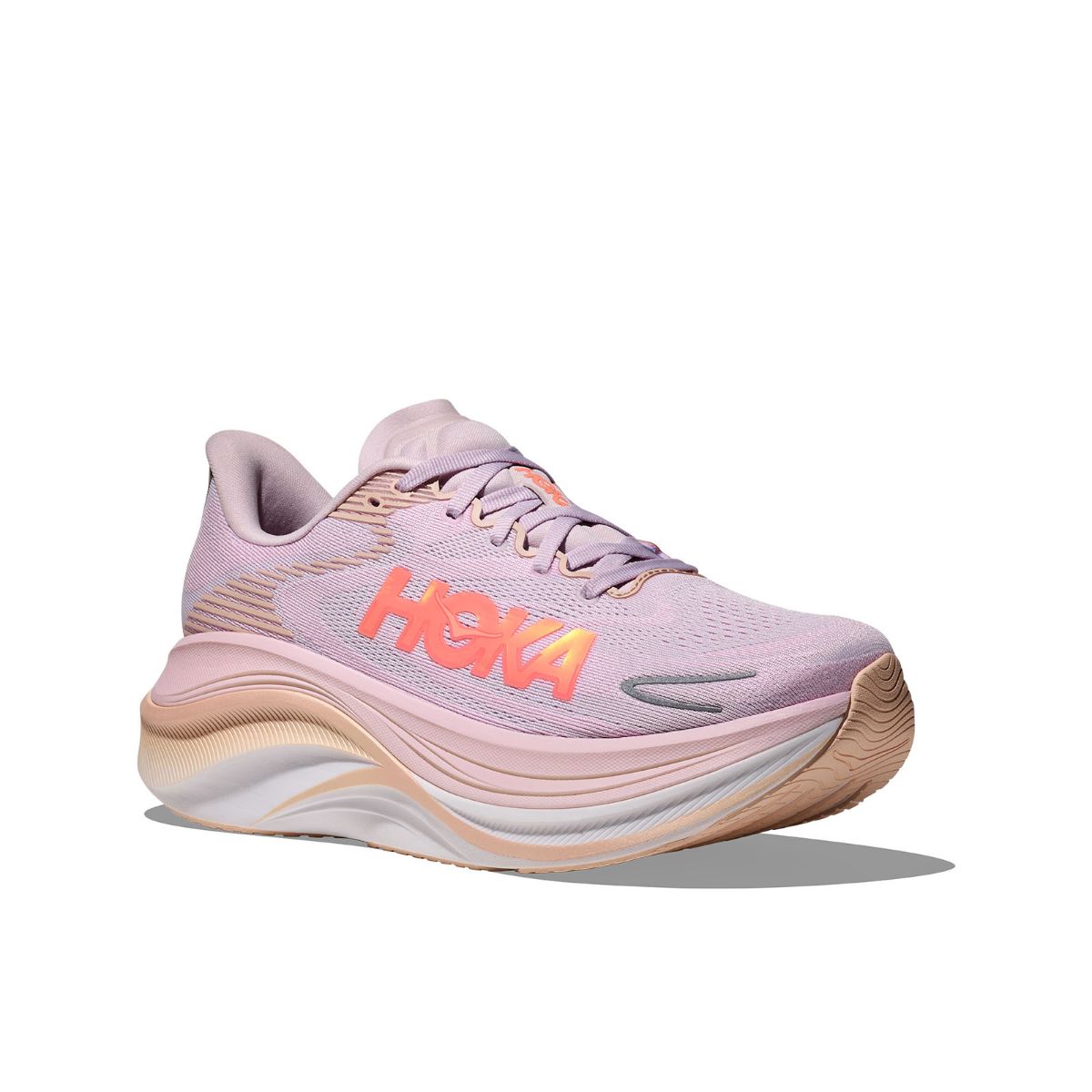 Skyward X 2 til dame fra Hoka i fargen Lilac Cream Tangerine Glow