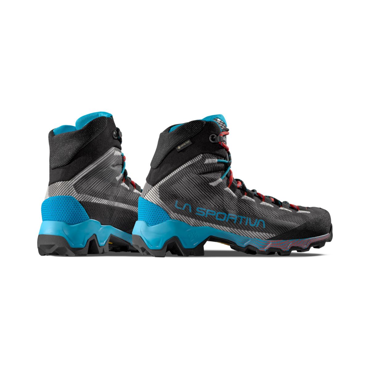 Fjellstøvel fra La Sportiva til dame i fargen Carbon Malibu Blue