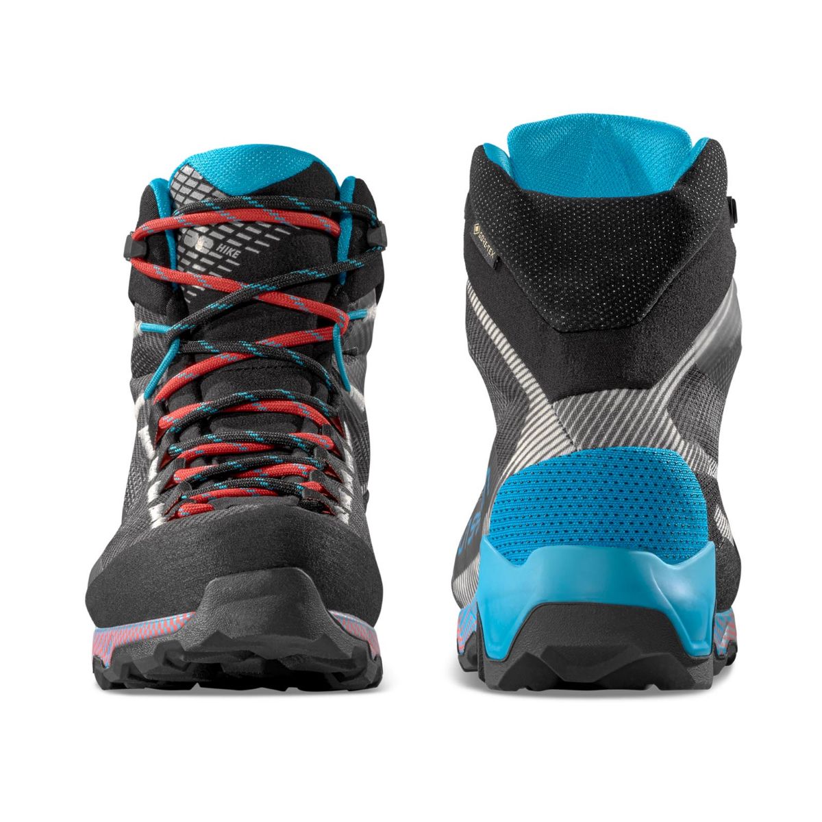 Fjellstøvel fra La Sportiva til dame i fargen Carbon Malibu Blue