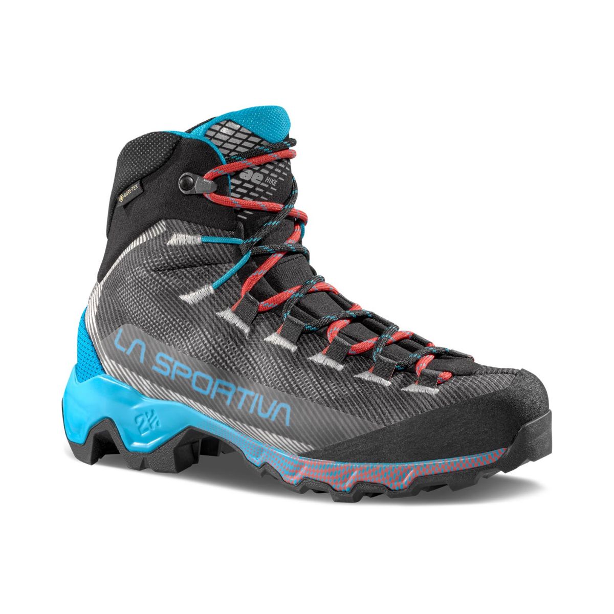 Fjellstøvel fra La Sportiva til dame i fargen Carbon Malibu Blue