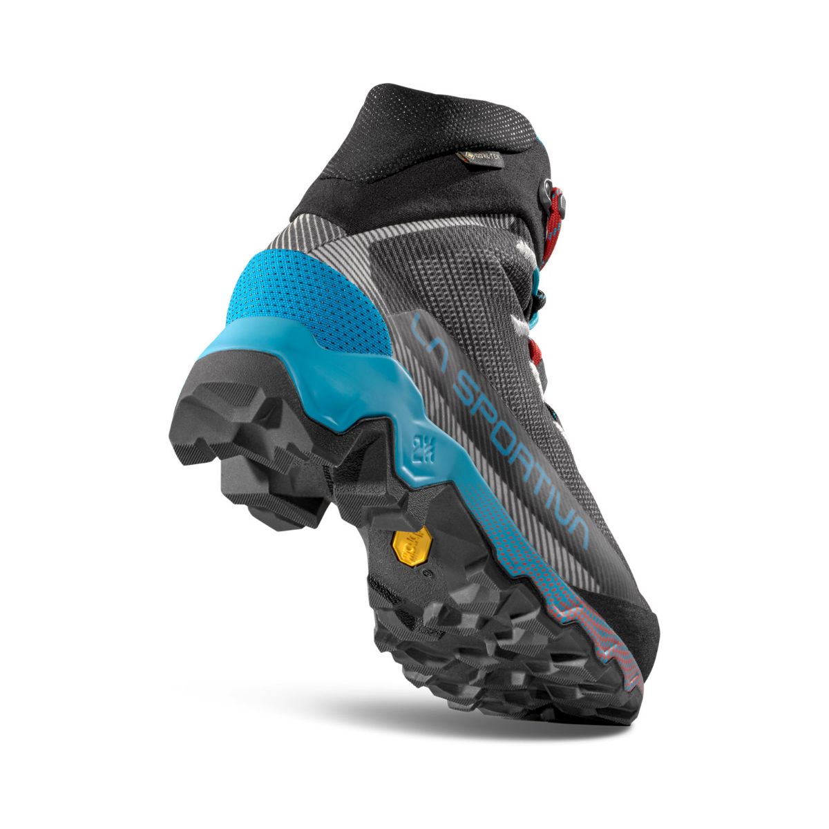 Fjellstøvel fra La Sportiva til dame i fargen Carbon Malibu Blue