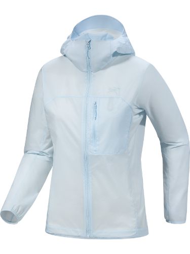 Lett vindtett jakke til dame fra Arcteryx i fargen Alpine Blue