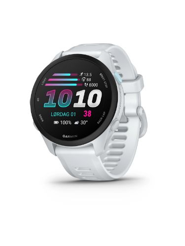 Sportsklokke fra Garmin, Forerunner 70 i fargen Whitestone