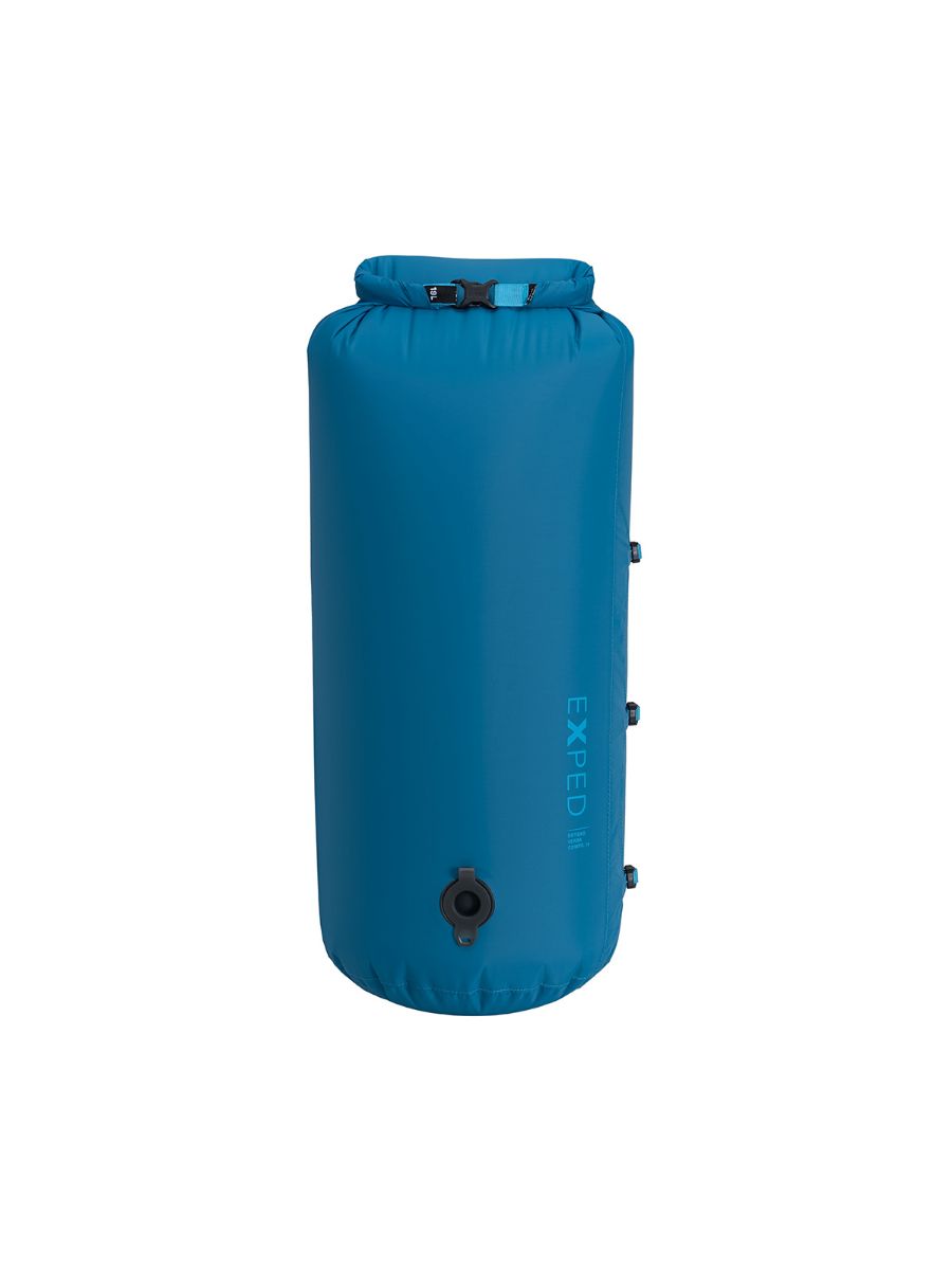 Vanntett pakkepose fra Exped som rommer 19 liter