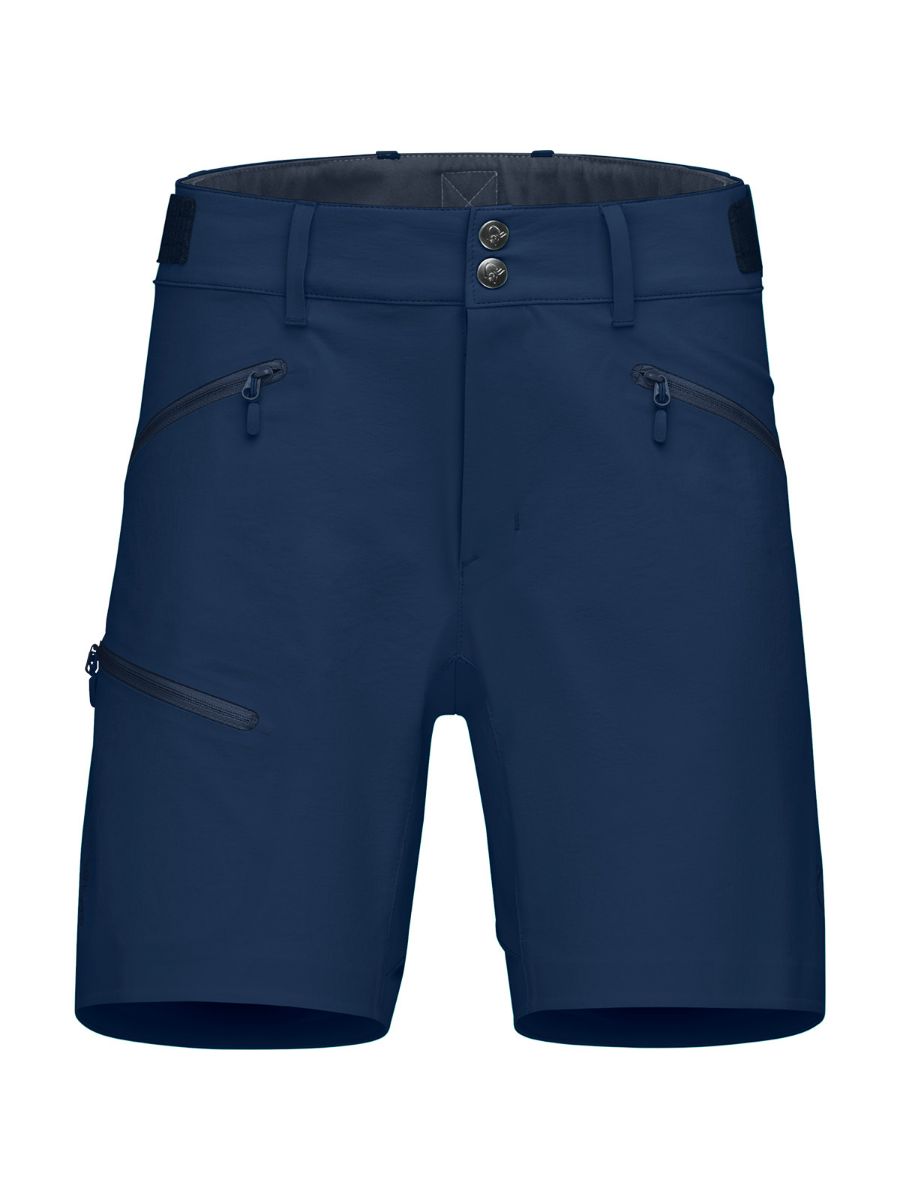 Shorts til dame fra Norrøna i fargen Indigo Night