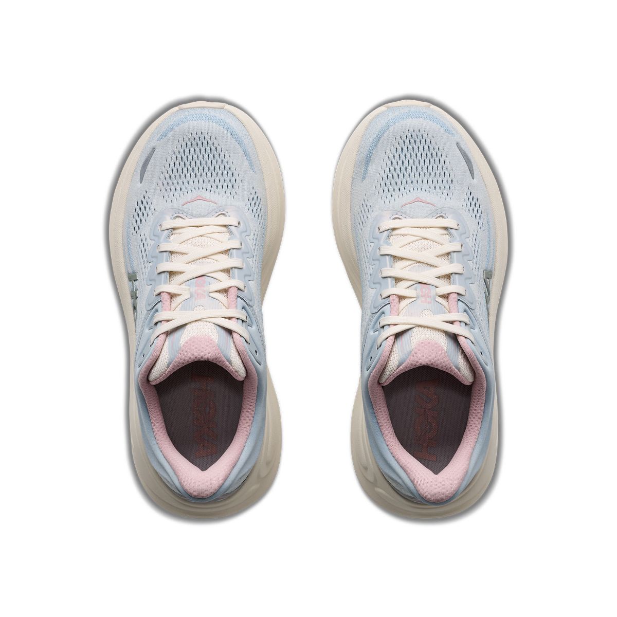 Bondi 9 til dame fra Hoka i fargen Alabaster Mineral Blue
