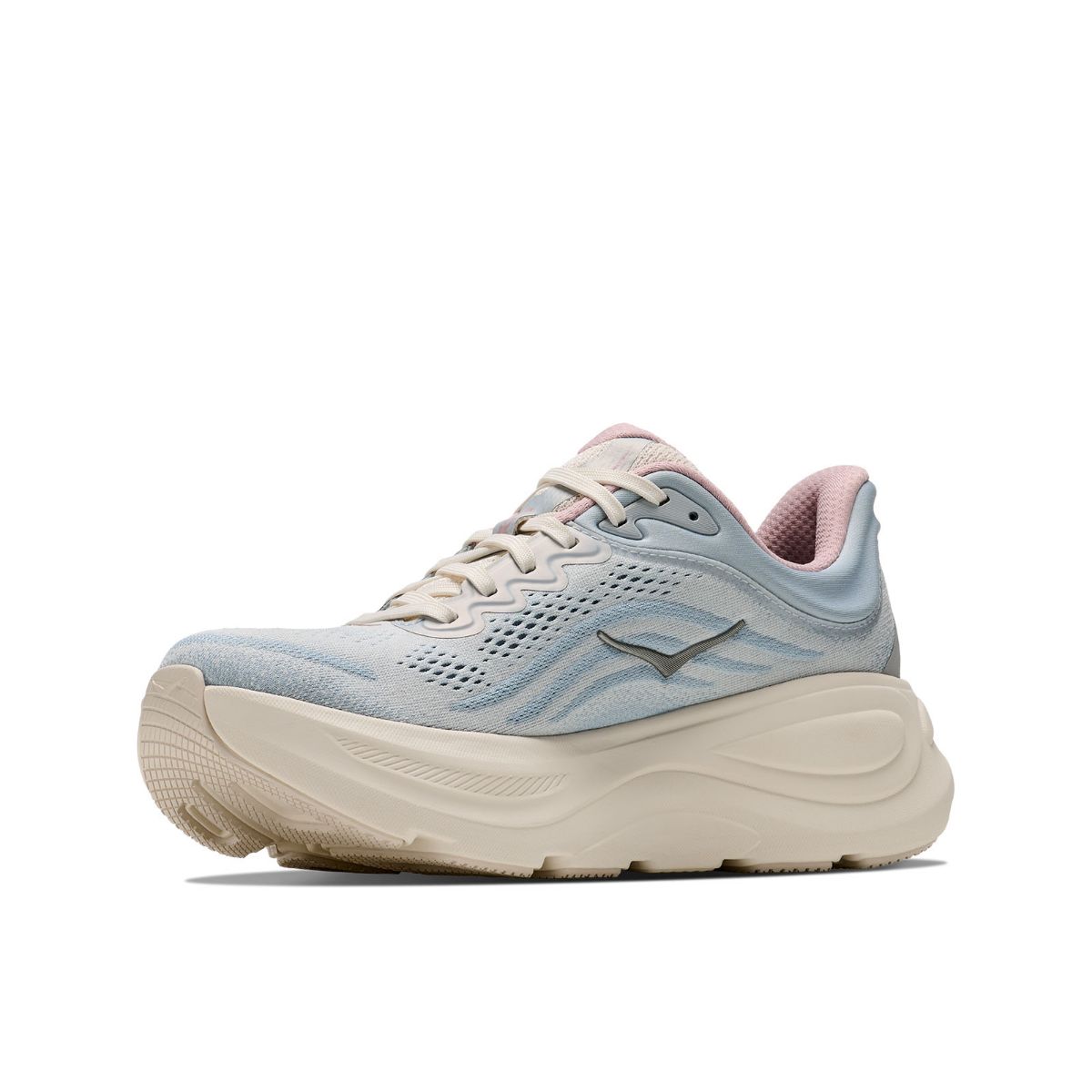 Bondi 9 til dame fra Hoka i fargen Alabaster Mineral Blue