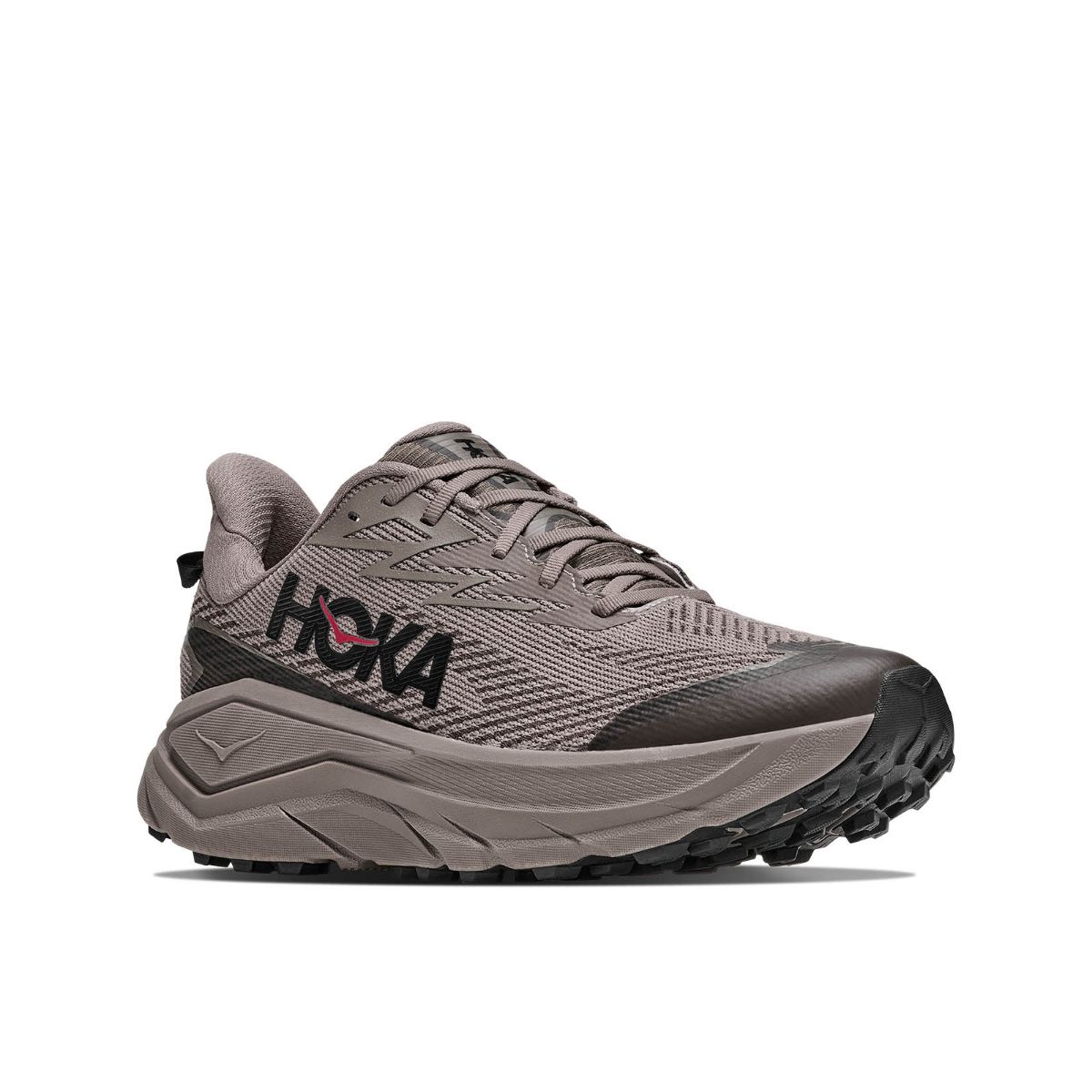 Allsidig løpesko med terrengsåle fra Hoka til herre. Challenger 8 med Gore-Tex