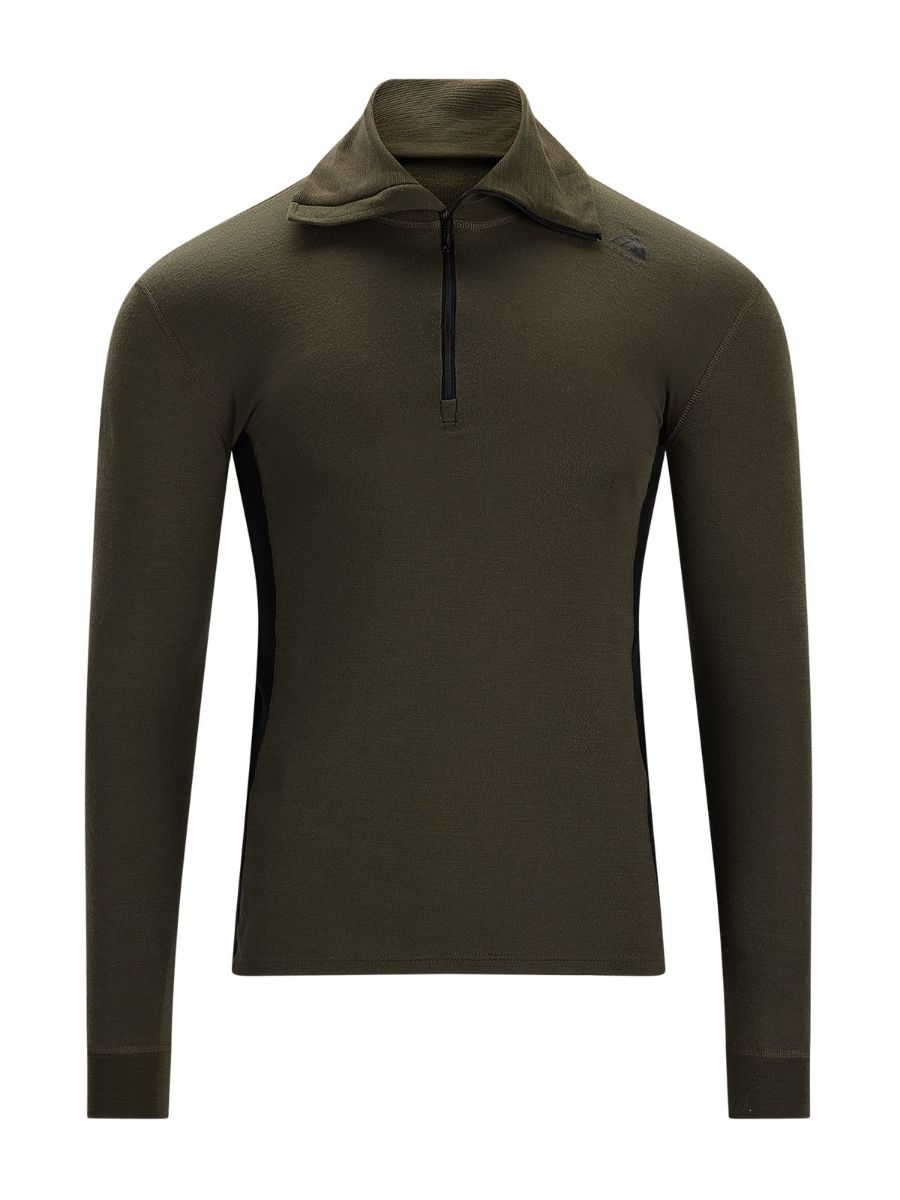 Longsleeve til dame i ull fra Aclima i fargen Tarmac Jet Black