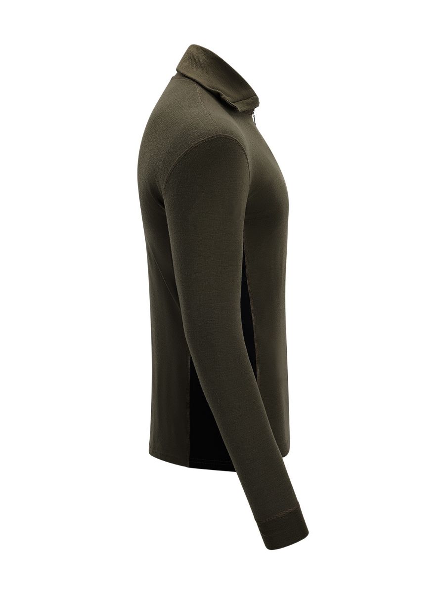 Longsleeve til dame i ull fra Aclima i fargen Tarmac Jet Black