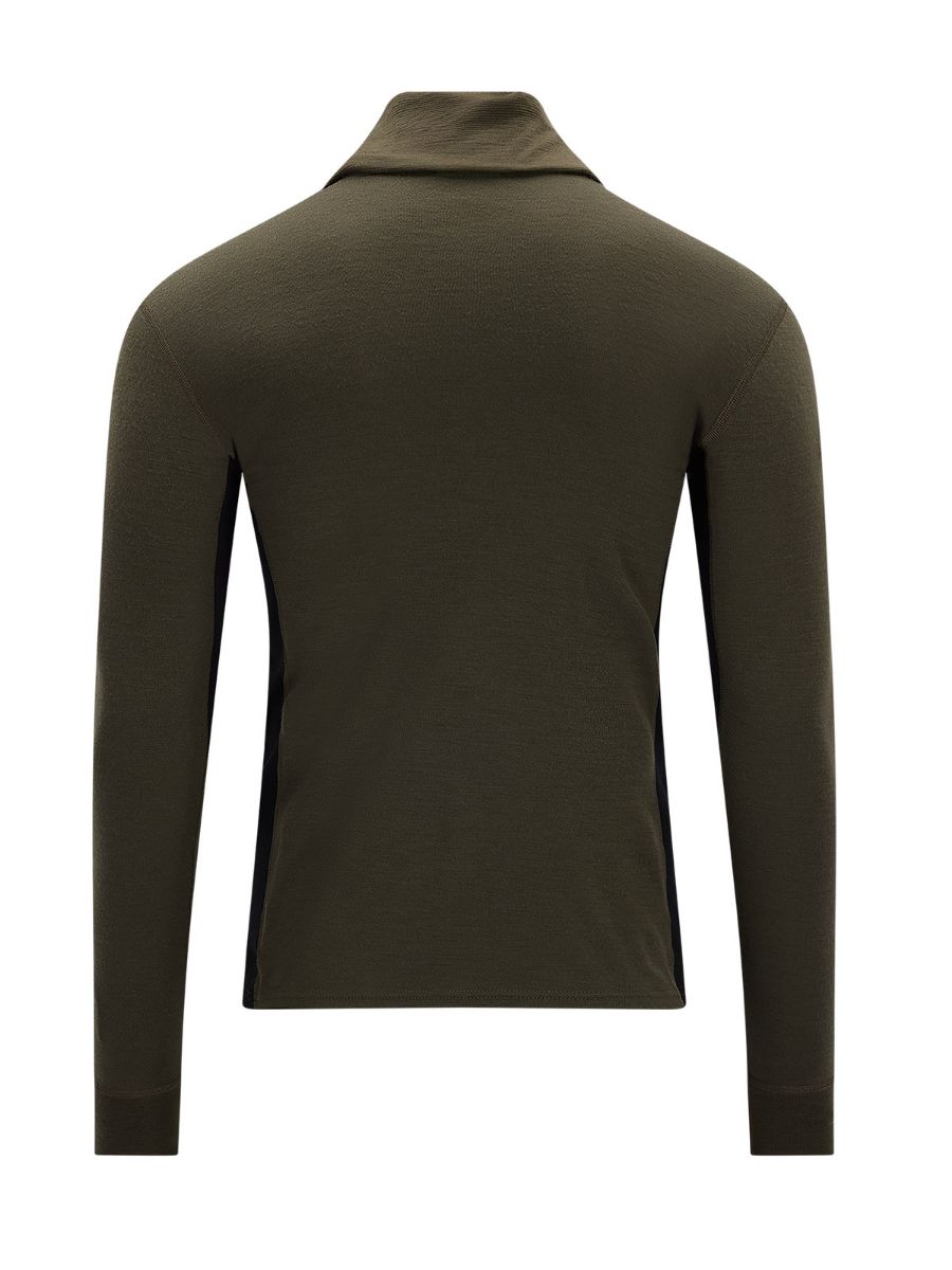 Longsleeve til dame i ull fra Aclima i fargen Tarmac Jet Black