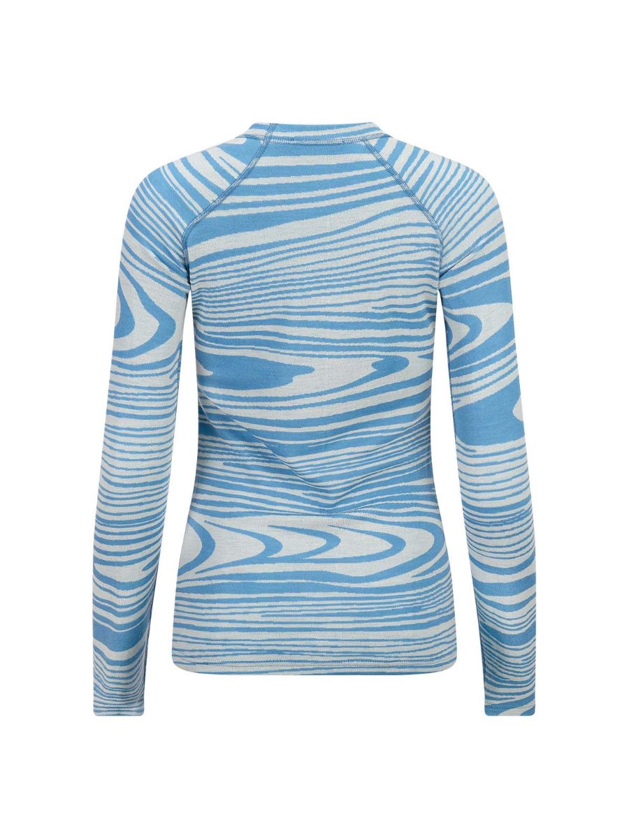 Longsleeve i ull fra Aclima i fargen Niagra Motion