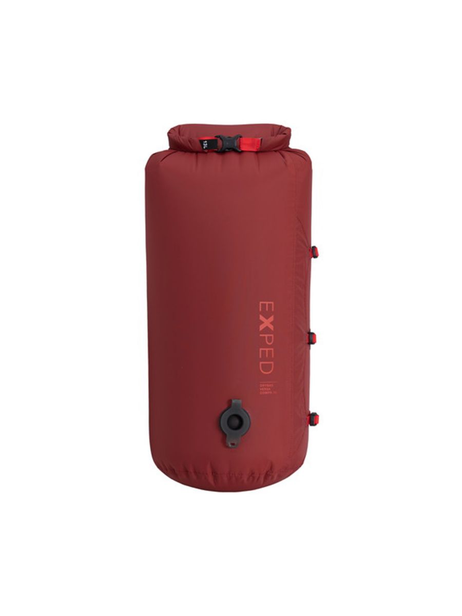 Pakkepose fra Exped som rommer 13L i fargen Burgundy