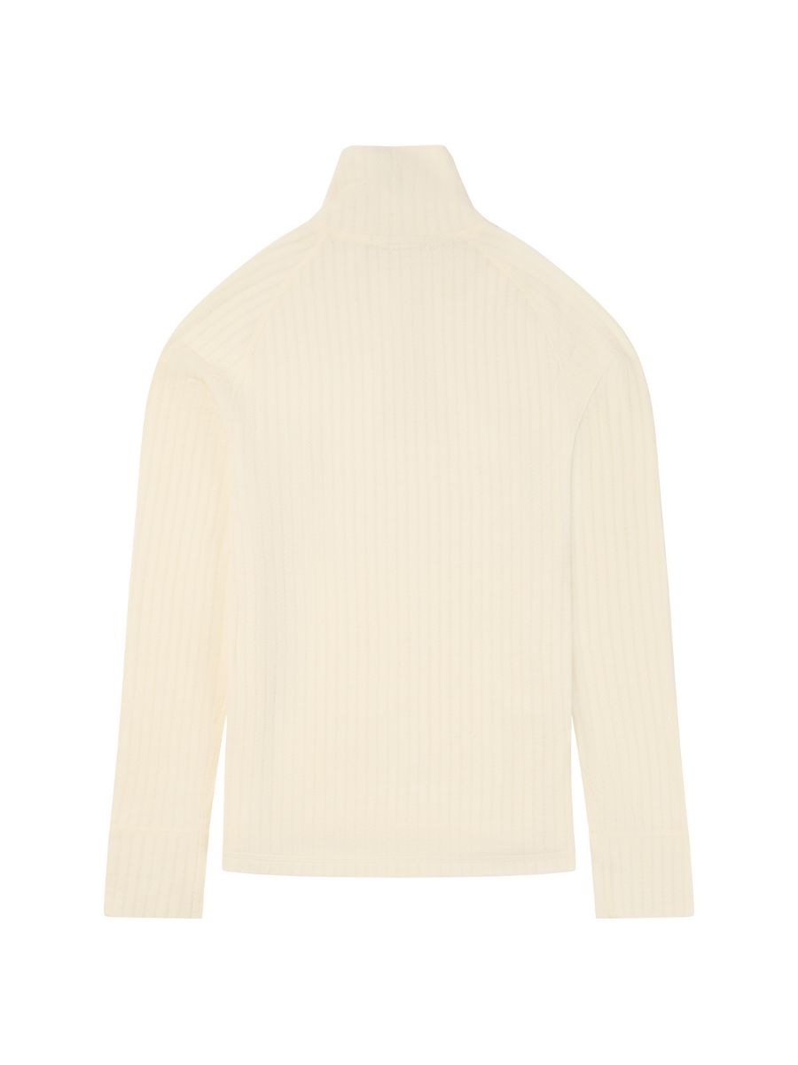 Ullundertøy til dame fra Amundsen. Genser med half Zip