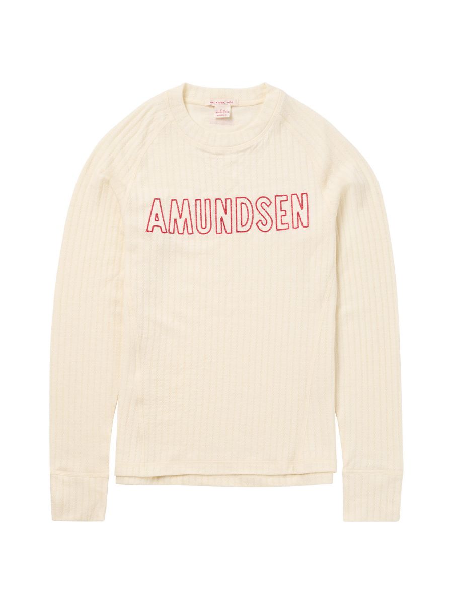 Ullgenser til dame fra Amundsen med logo