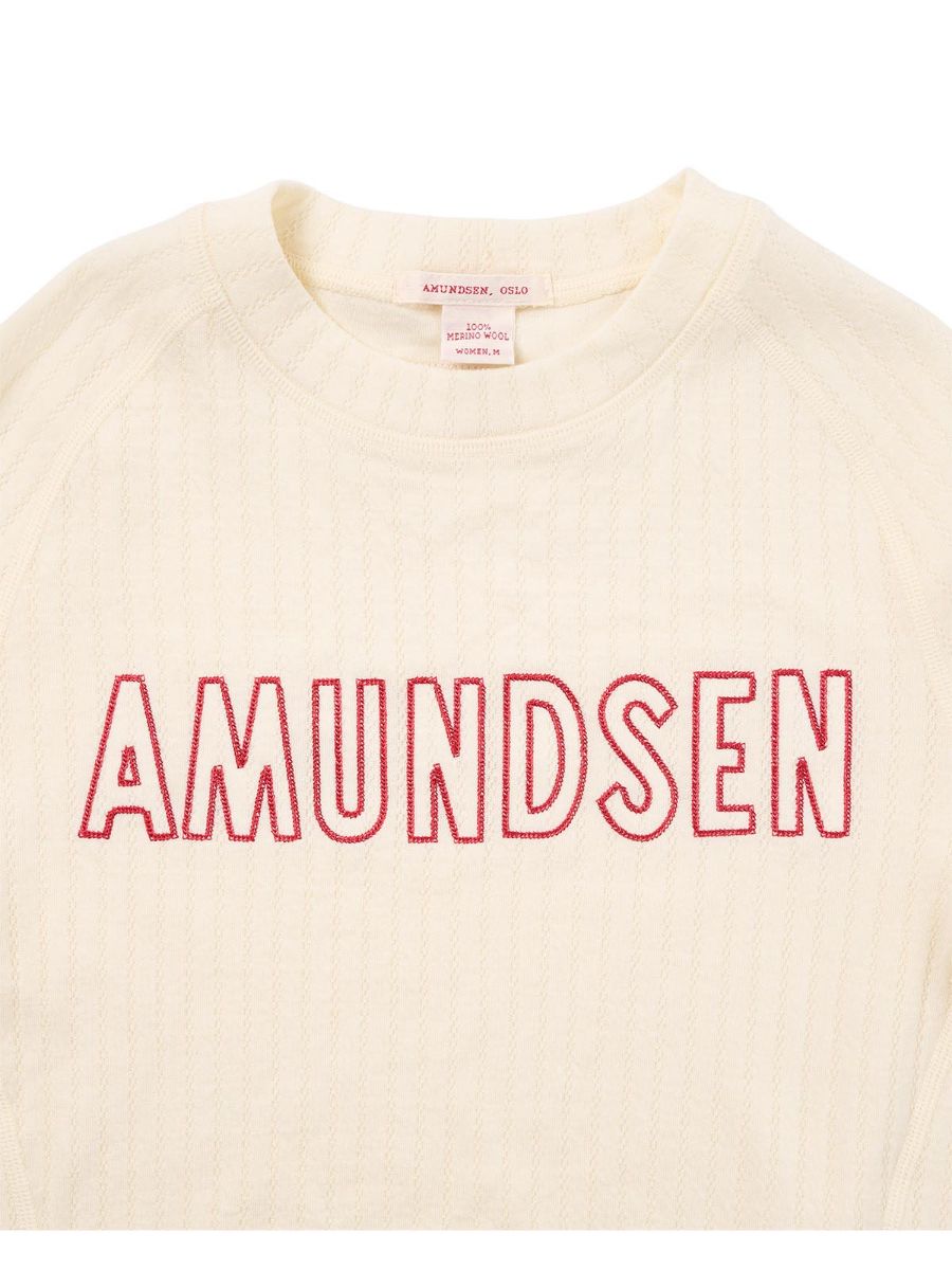 Ullgenser til dame fra Amundsen med logo