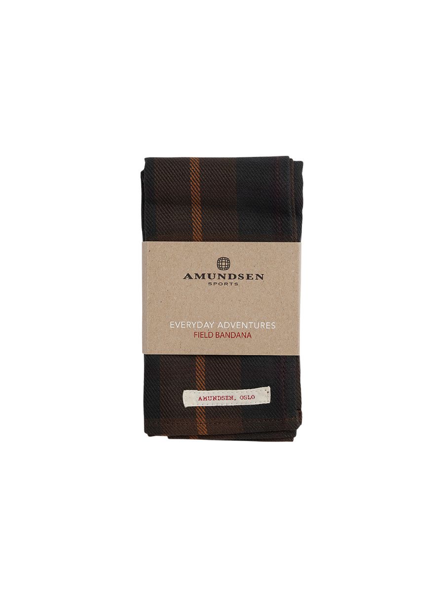 Bandana fra Amundsen i fargen Hunter Brown Checks