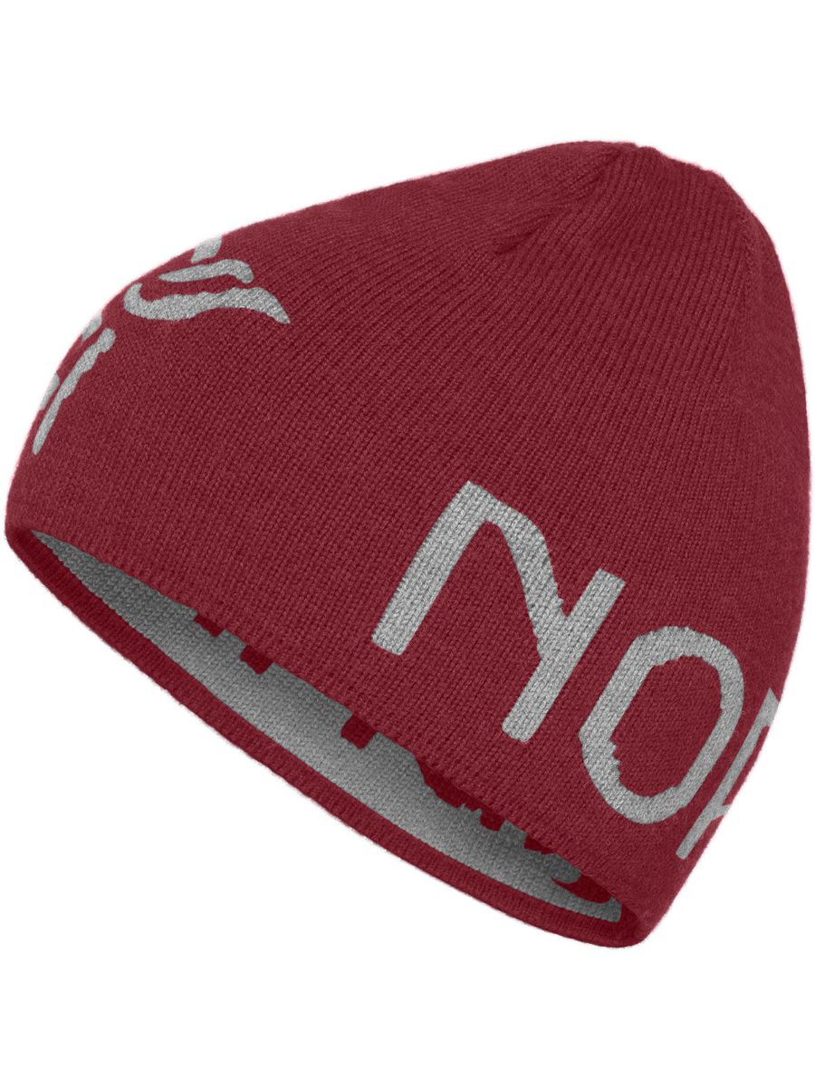 Lue med logo i 100% merinoull fra Norrøna