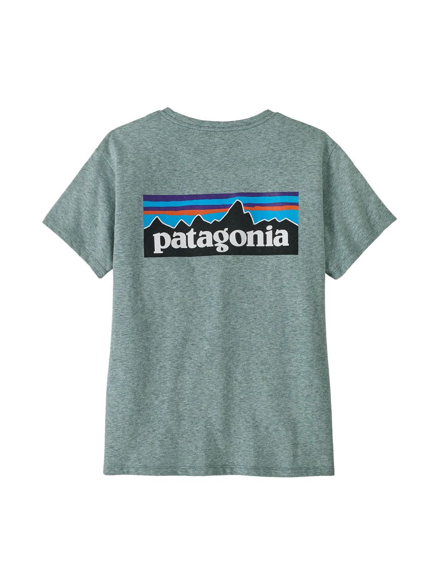 T-skjorte til dame fra PAtagonia med trykk på ryggen