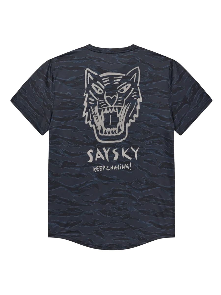 Treningsoverdel til herre fra SaySky med trykk på ryggen