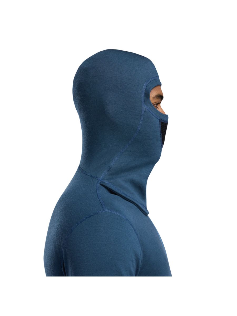 Ullgenser med halfzip og hette fra Aclima til herre