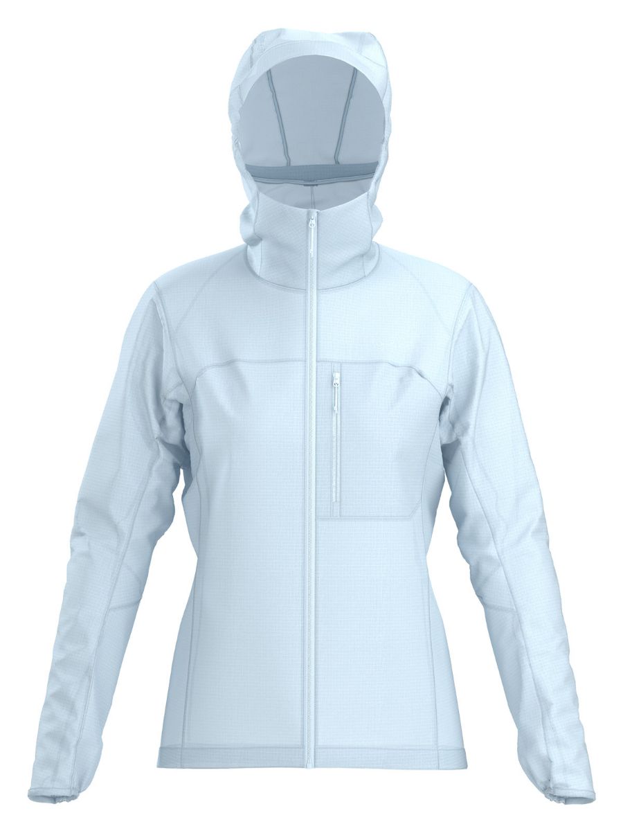 Lett vindjakke til dame fra Arcteryx i fargen Alpine Blue