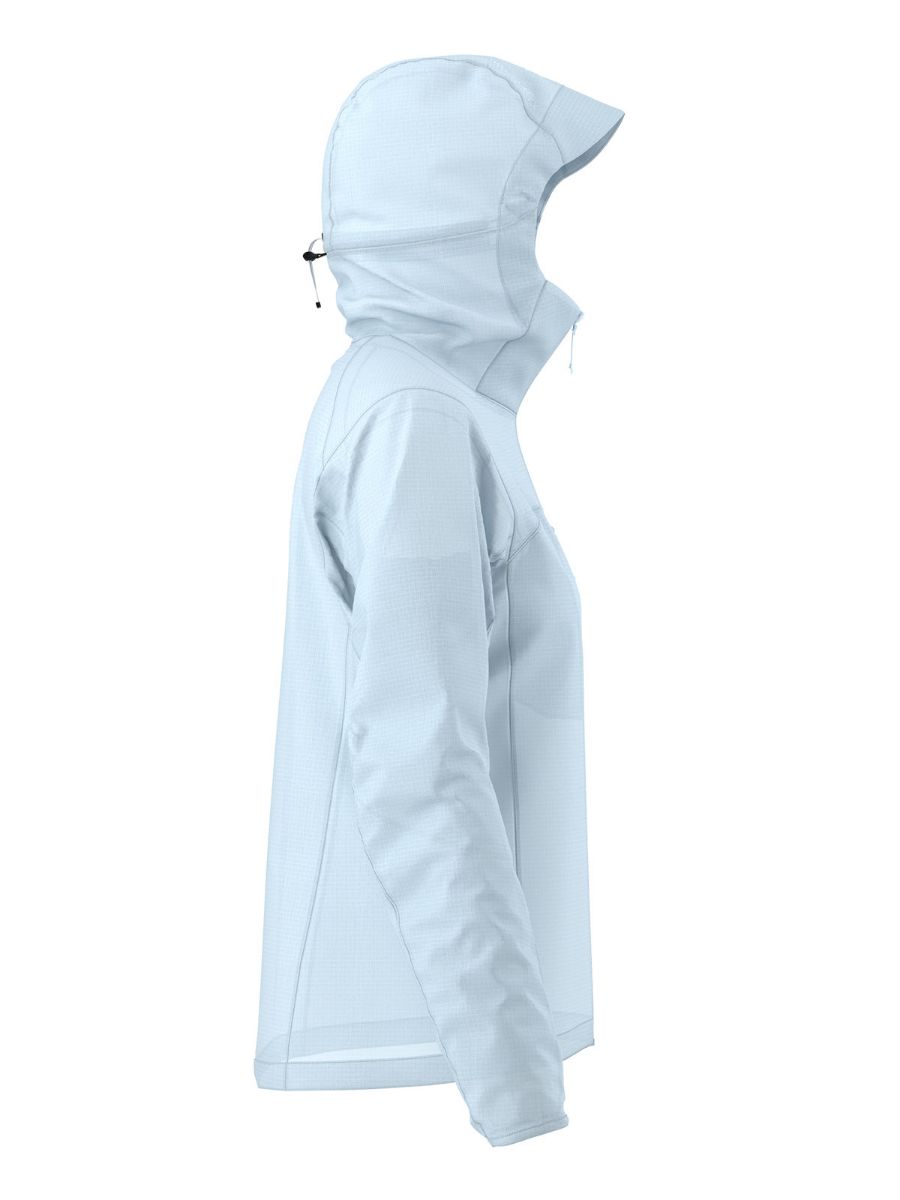Lett vindjakke til dame fra Arcteryx i fargen Alpine Blue