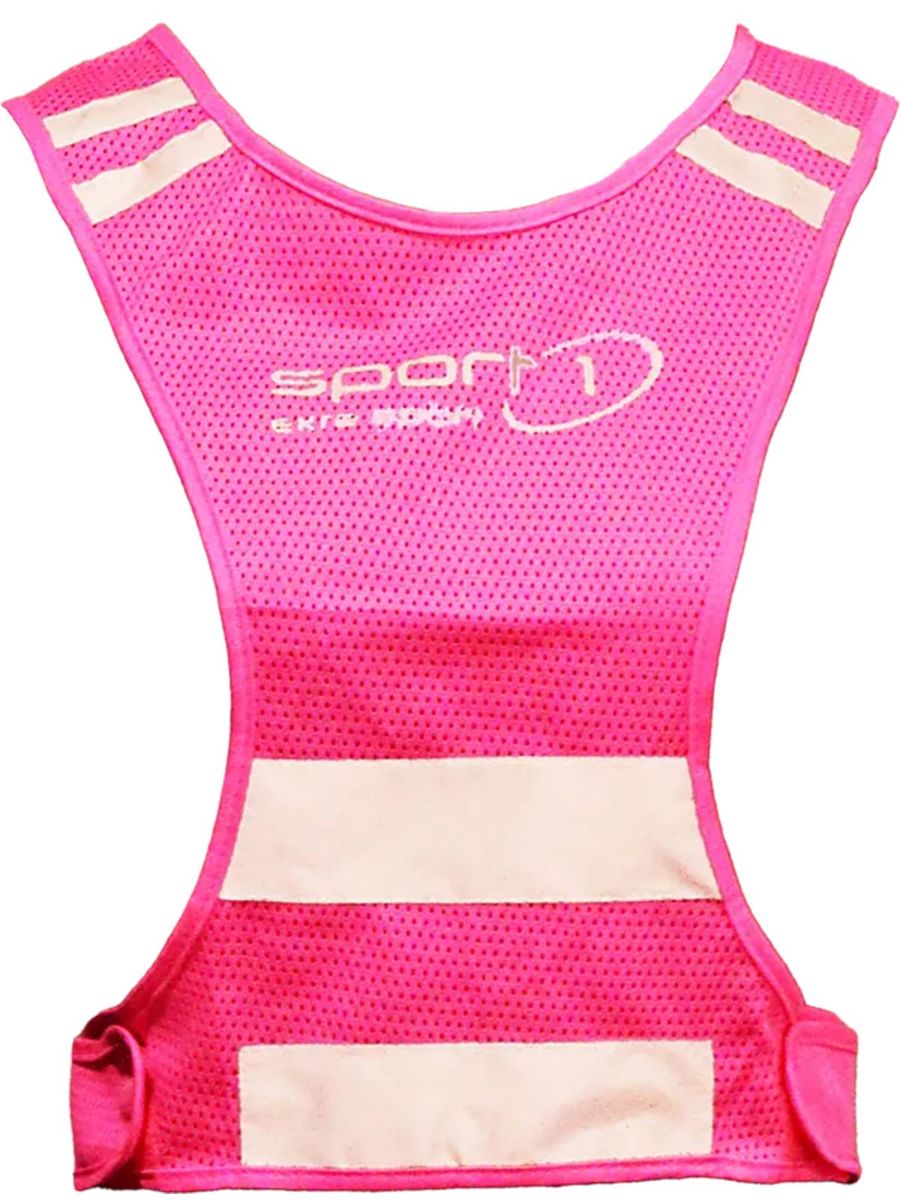 Refelksvest i rosa fra Sport1