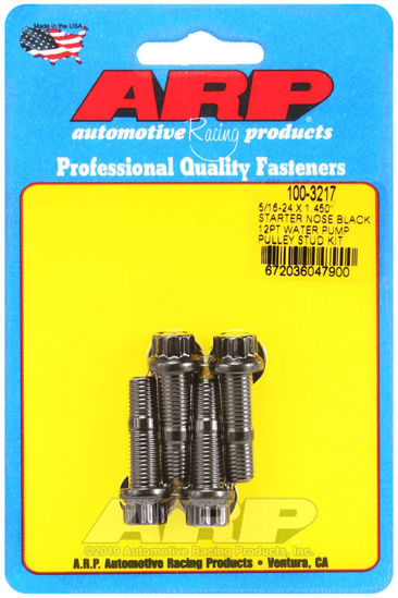 Bilde av 5/16-24 X 1.450 starter nose black 12pt water pump pulley stud kit