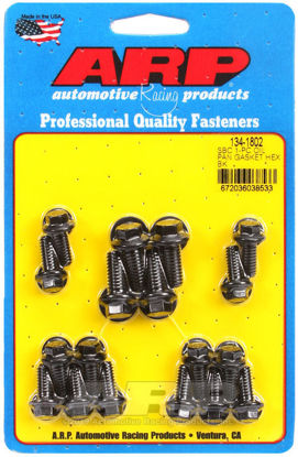 Bilde av SB Chevy 1-pc oil pan gasket hex bolt kit