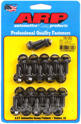 Bilde av BB Chevy 1-pc oil pan gasket w/ alum timing cover hex bolt kit